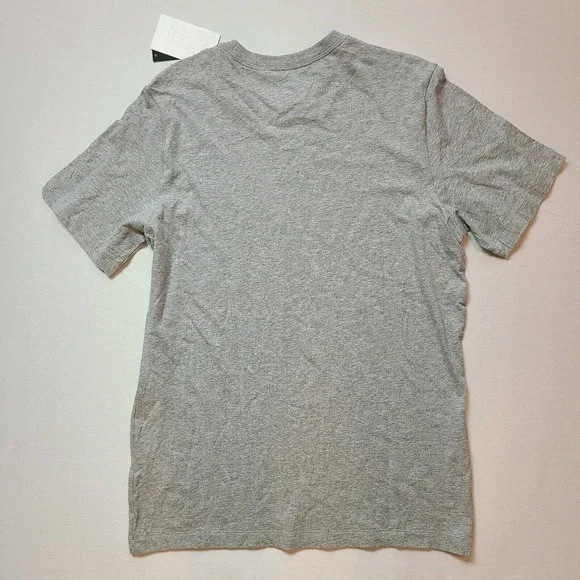 Nike Mens Medium Sportswear Reflective T-Shirt Dark Grey Heather Swosh - Picture 3 of 3